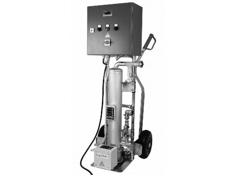 Mobile flow-type heaters